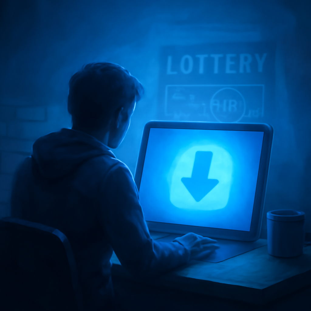 Illustration explaining steps to secure a 101 Lottery account.