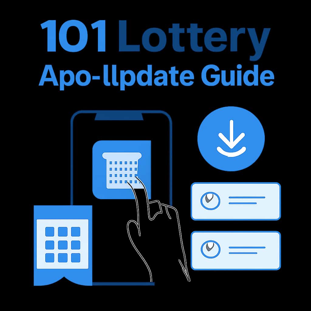 Diagram illustrating the update process for the 101 Lottery App.