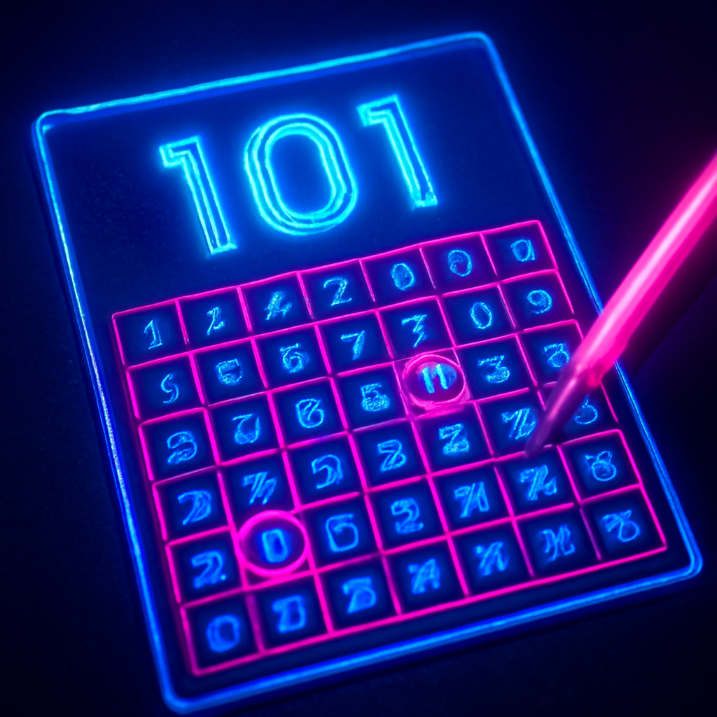 Icon representing the guide for installing the 101 Lottery APK.
