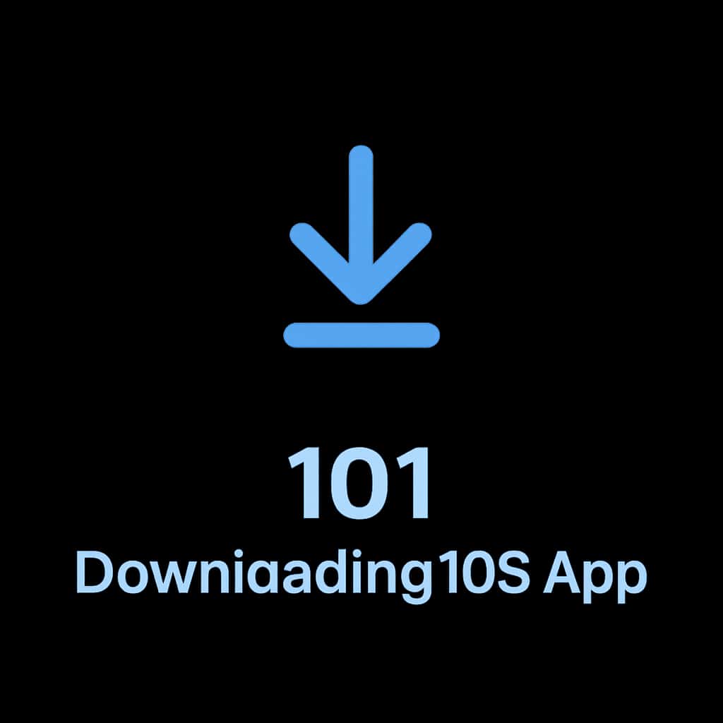 Badge representing Downloading 101 Lottery iOS App.