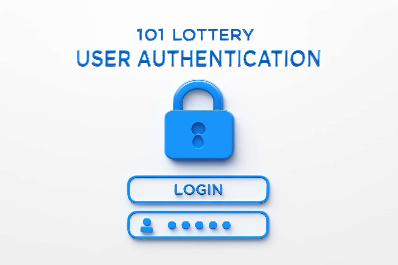 101 Lottery User Authentication Interface