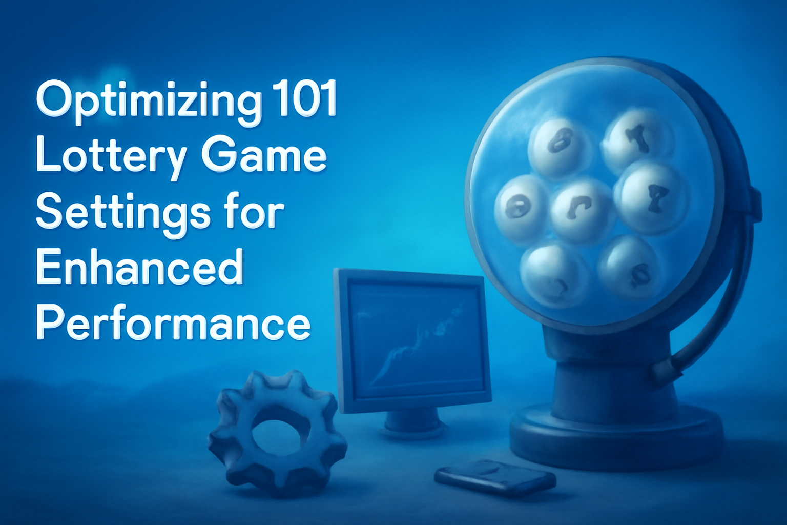 An educational scene illustrating the process of maintaining security for 101 Lottery.