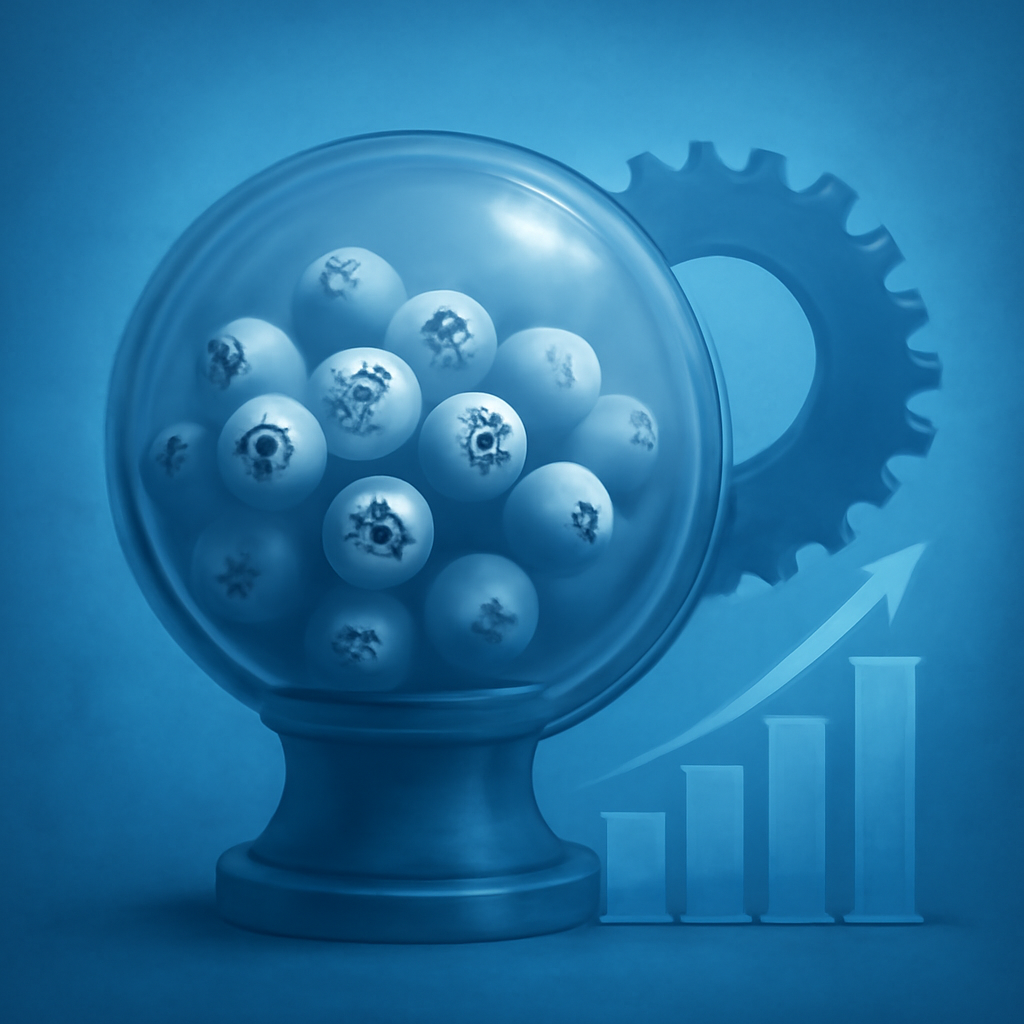 An icon representing guidelines for securing the 101 Lottery application.