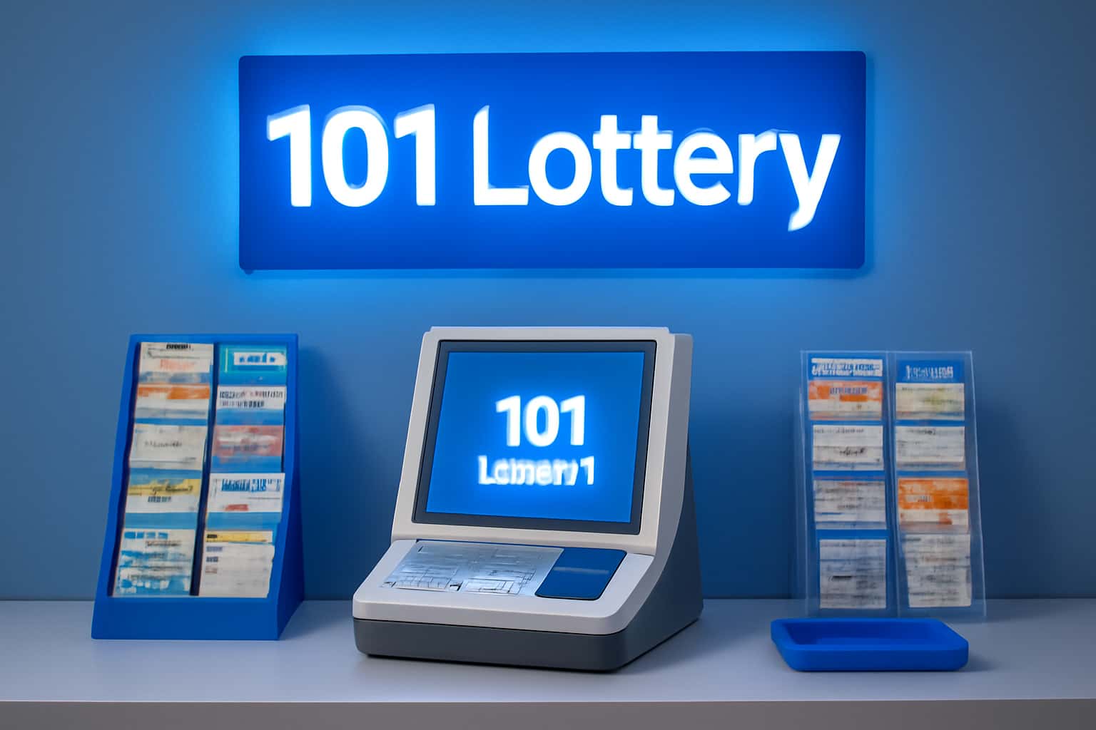 Informational scene illustrating the 101 Lottery Install process.