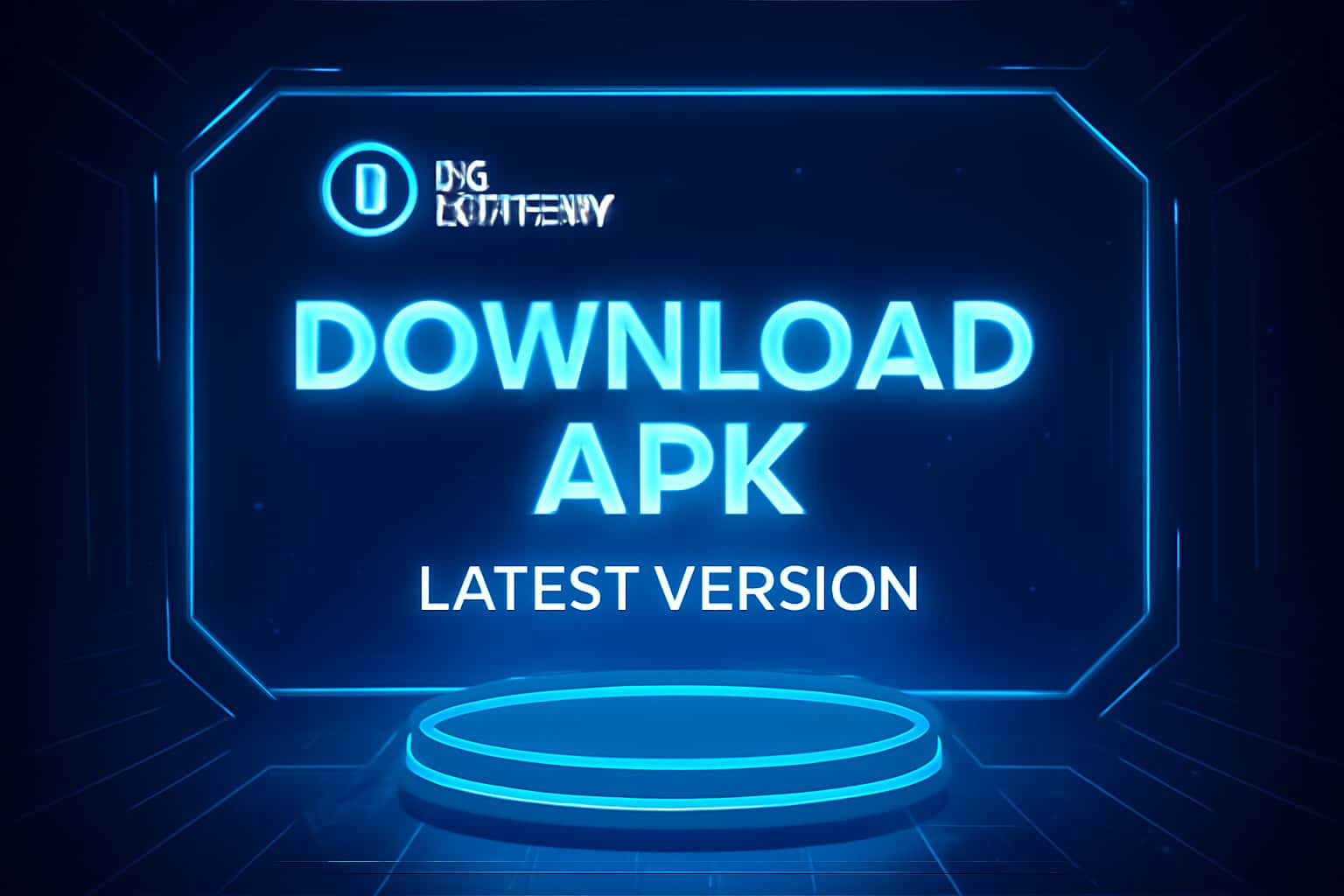 Futuristic lottery app background