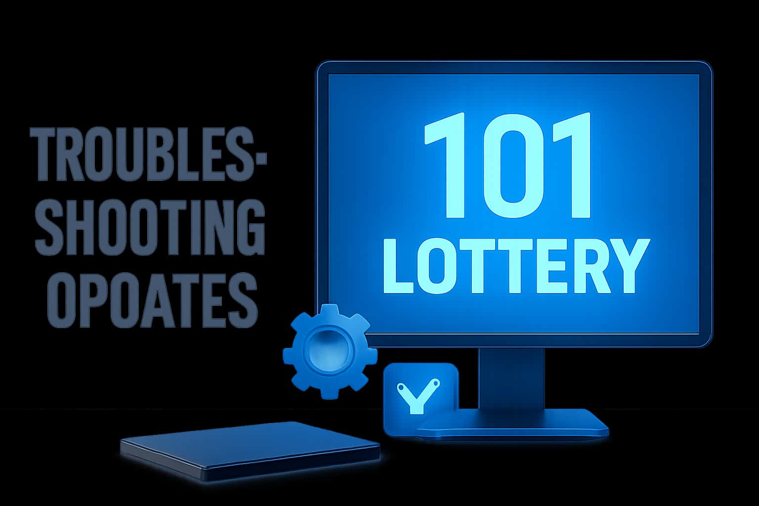 Informational scene on Troubleshooting 101 Lottery Updates.