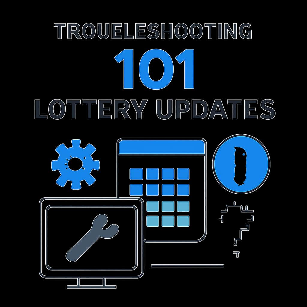 Diagram explaining Troubleshooting 101 Lottery Updates.