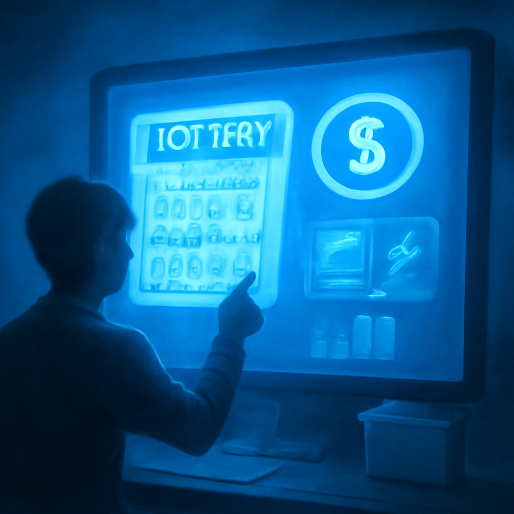 Diagram illustrating steps for updating the 101 Lottery app.